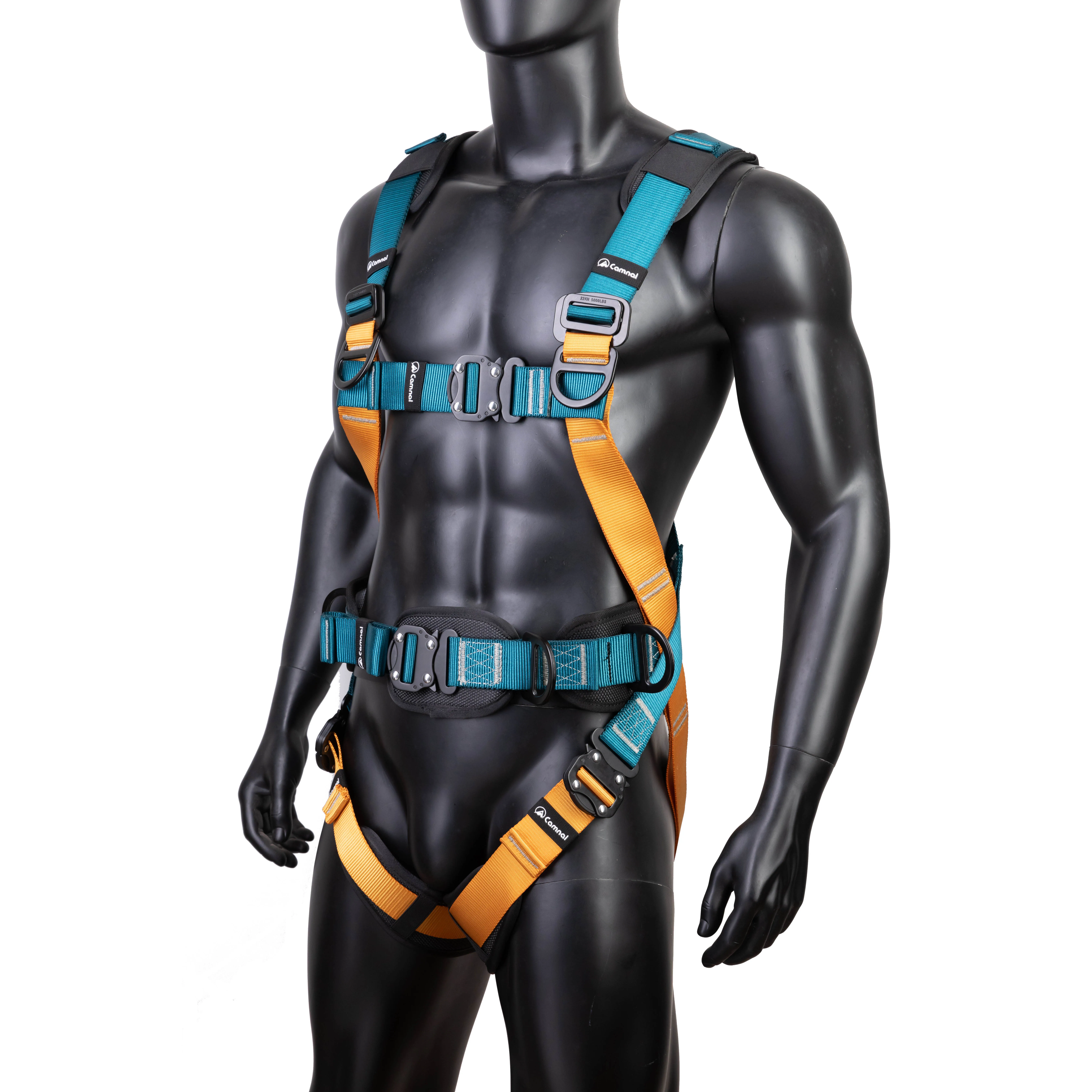 Full Body Harness Safety Tree Climbing and Rock Climbing Gear Fall Protection with Durable Polyester Material