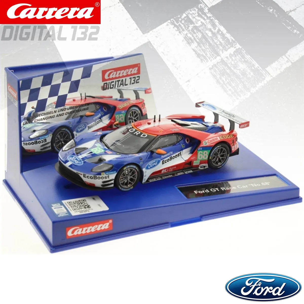 Carrera Slot Car Digital132 Ford GT Race Car 30771 / 30913 / 30970