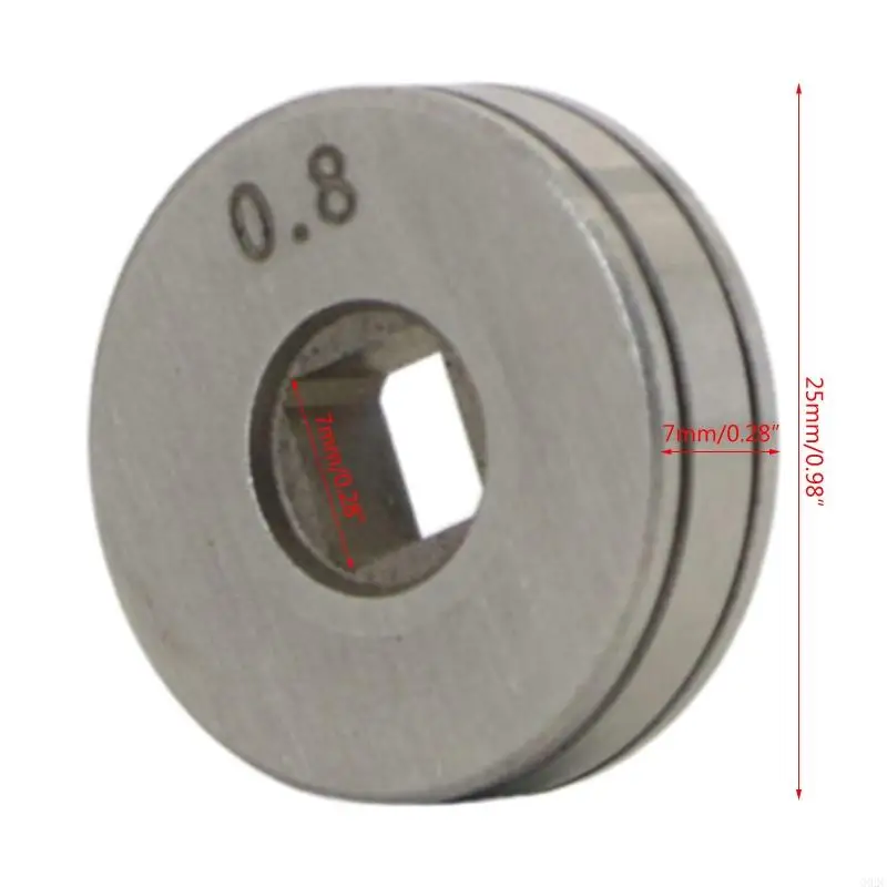 G92C Compact Welding Wire Feeder Roller Stainless Steel Wire Feeder Roller Welding Wire Feeding Guide Wheel 2 Types Durable