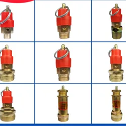 Air compressor air pump copper-plated safety relief valve spring type gas storage tank steam boiler protection exhaust valve