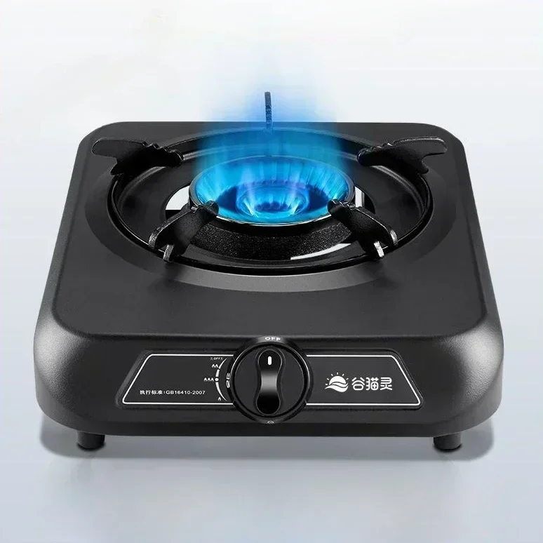 New fierce fire gas stove. Single stove desktop gas stove. For home use. Liquefied gas. Energy-saving with large fire.