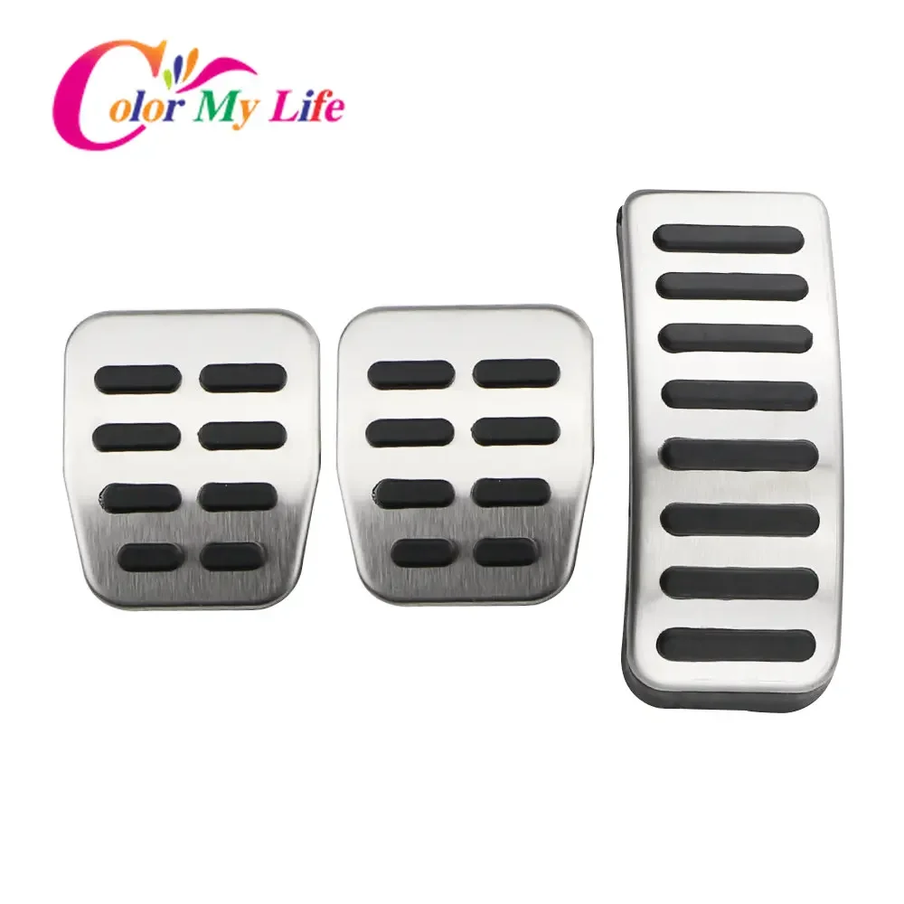 Stainless Steel Car Pedal Cover for Volkswagen VW Polo 9N 6R Bora Golf MK4 IV for Skoda Fabia Seat Ibiza 6K 6L 6J