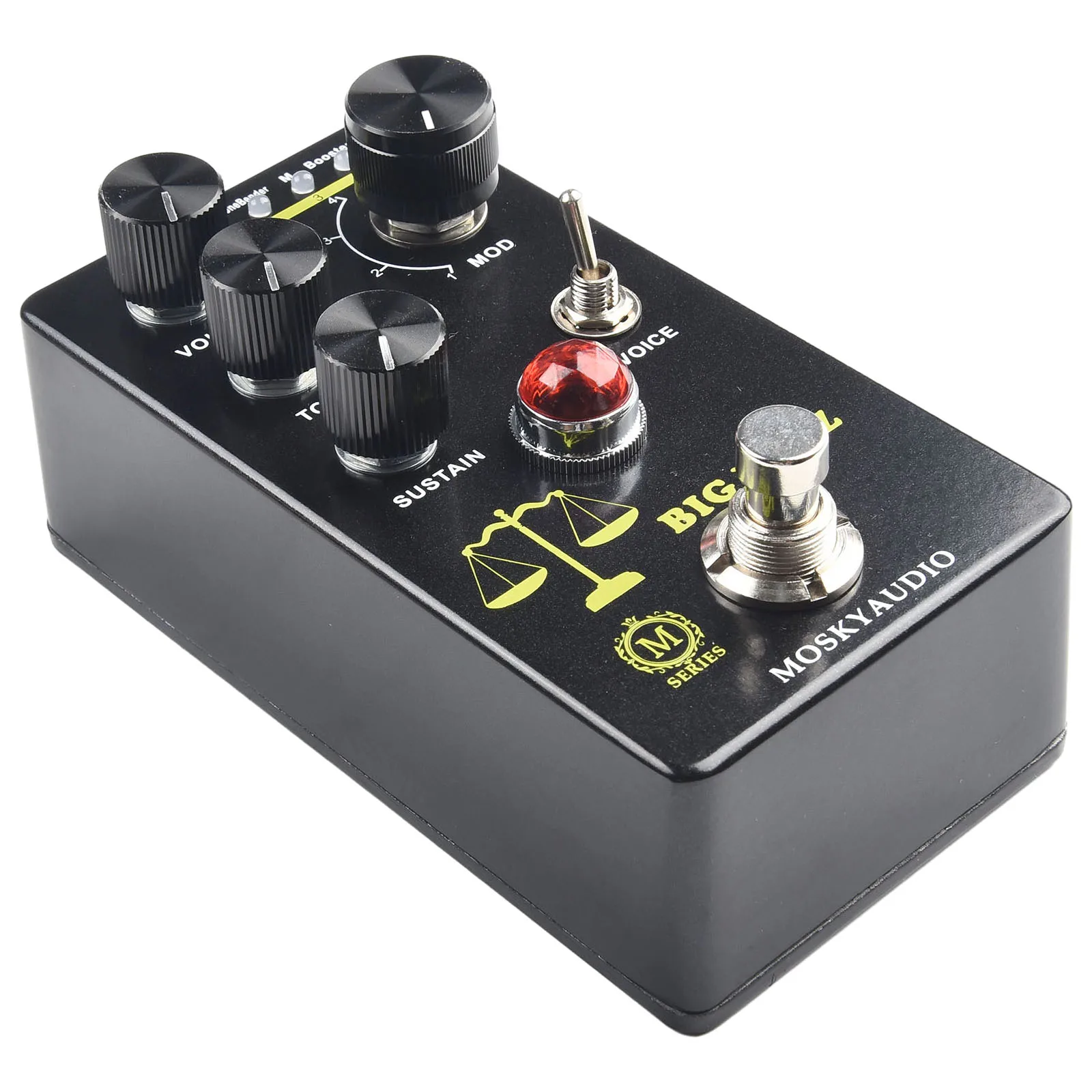 Guitar Effects Pedal Elevate Your Sound for moskyaudio Big FUZZ Distortion Pedal with VOLUME for sustain Controls