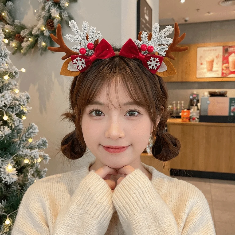 Opaska na głowę z czerwonego a – Reindeer Antlers Headband recenzja i cena