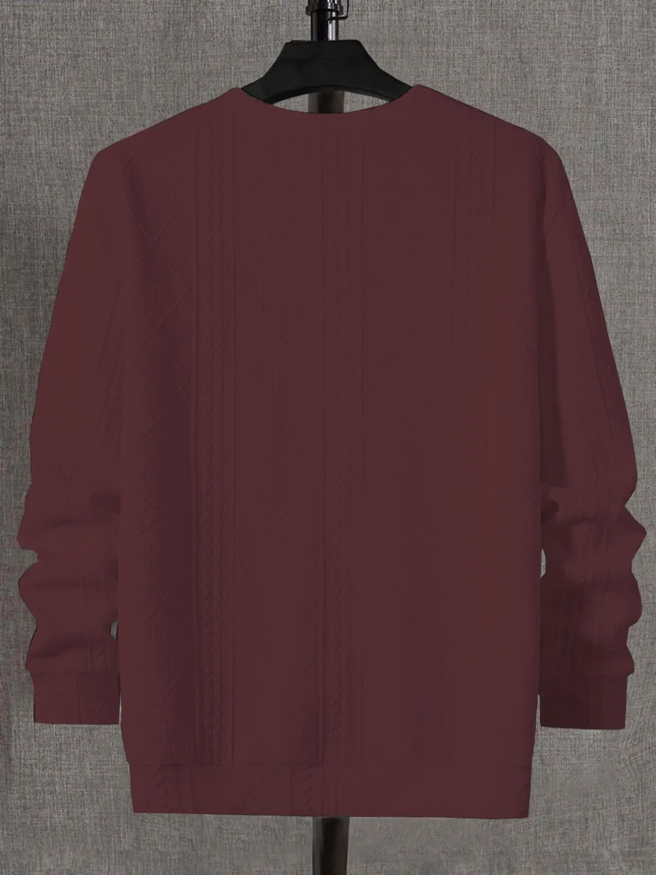 Herren Mode Rundhals Casual Langarm-Sweatshirt Stylischer Pullover für Tägliches Tragen Komfortables und Trendiges Design – Detail 13
