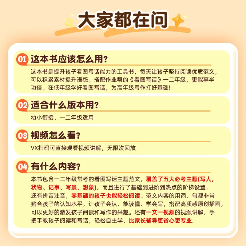New Version, Synchronized Chinese Composition for Primary School Students, Imitation Writing Training, Grades 3-6