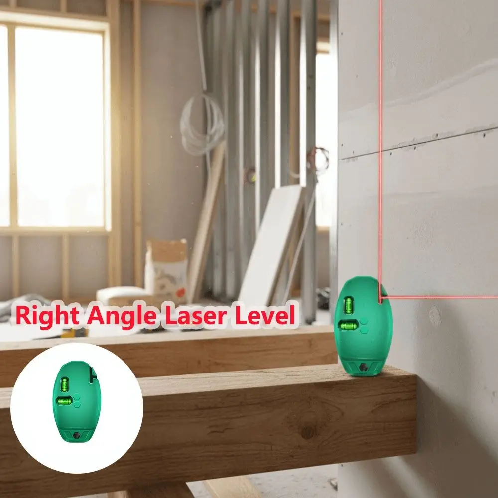 2 Lines Laser Vertical Mouse Laser Level Right Angle High-precision Leveling Laser Infrared Technology 20M Long Distance