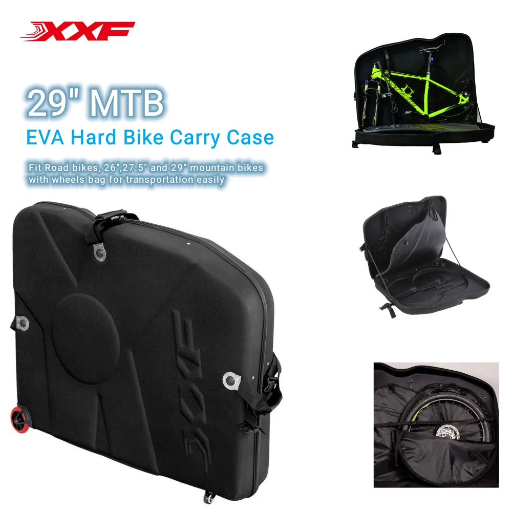 ABS Hard Bike Case, Plastic Travel Box, Bicycle Parts, MTB, Road, Triathlon, Bicycle Parts, 26 \