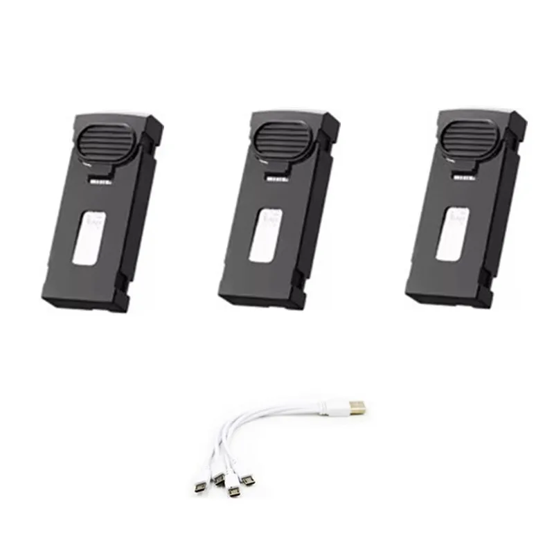 Hélice de batería de Dron S160 FPV, accesorios originales de Dron S160 RC, pantalla S160, palas de batería de Dron RC, 3,7 V, 2000MAH para juguete S160