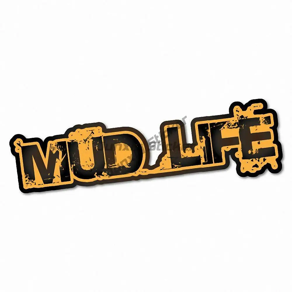 Personality Adventure Awaits Stickers Mud Life Vinyl Car Sticker Waterproof Decoration Pack Exterior Accessories