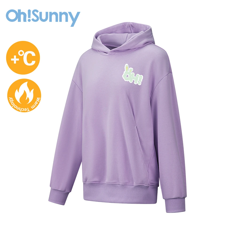 OhSunny Women's Sweatshirt Oversized Hoodies Autumn and Winte New Fashion Crewneck Sports Loose Girl's Clothing All-match Top