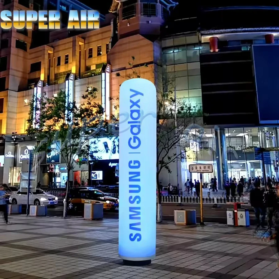 무대 장식용 맞춤형 상업 광고 풍선 조명 기둥