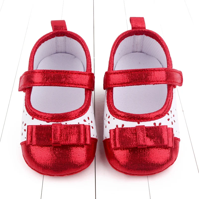 2025 حار بيع نمط جديد ربيع الخريف الوليد الطفل الأولى حذاء طفل صغير لطيف القوس الأميرة أحذية حذاء كاجوال جديد ل 0-18 متر #3