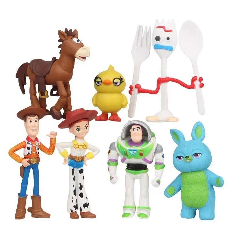 7-teiliges Set Cartoon-Film PVC-Actionfiguren, Tischdekoration, Tortendekoration, Sammlerfigur, Party-Dekorationsgeschenk – Detail 1