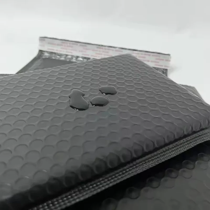 10Pcs Black Express Bag Double Layer Waterproof Dustproof Shockproof Self Adhesive Sealed Bag Envelope Self Sealing Bag