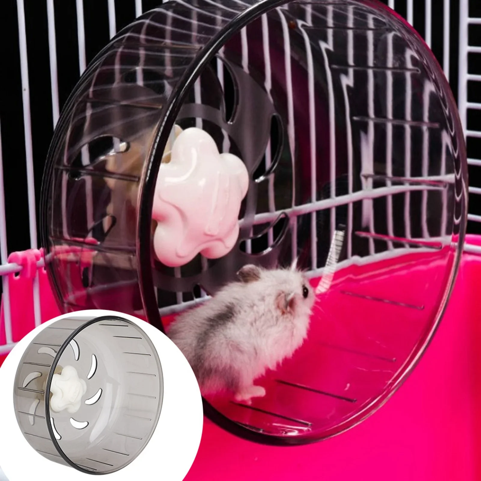 Silent Hamster Exercise Wheels Quiet Spinner Running Wheels For Hamsters Gerbils Mice Small Animals Pet Supplies