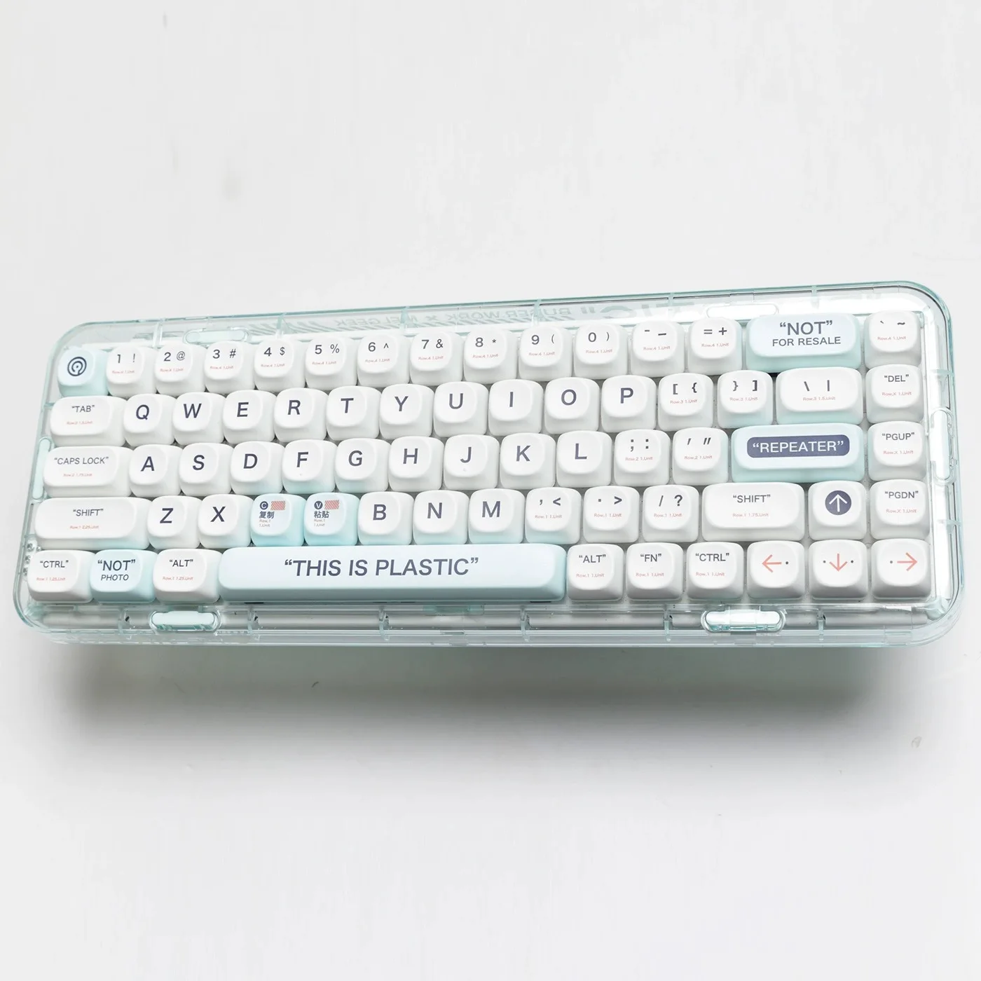 MOA Highly Plastic Themed Keycaps Vintage Cute MAC Hot Sublimation