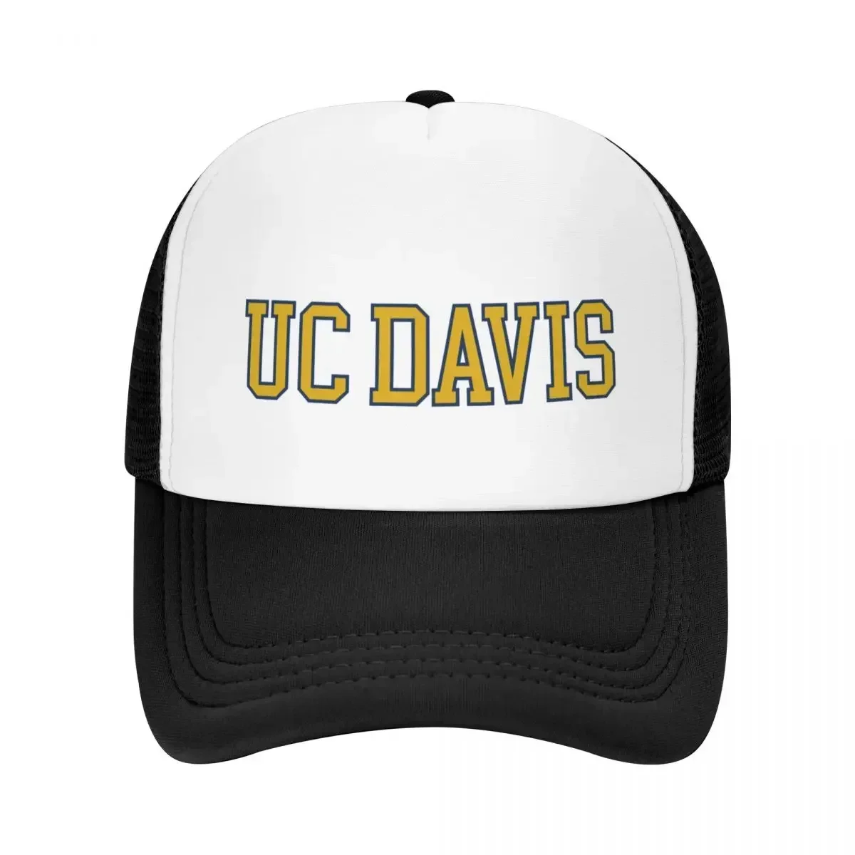 New uc davis - college font Baseball Cap Vintage Winter hat Sunscreen Funny hats Women Caps Men's