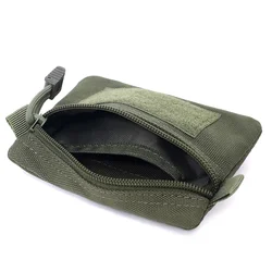 Outdoor Camping EDC Molle Wallet Waterproof Portable Travel Zipper Waist Pouch for Camping Hiking Hunting EDC Pouch