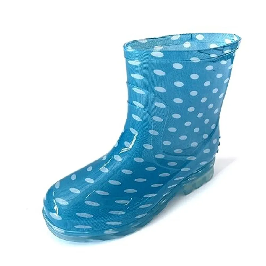 

Plus Size Waterproof Rain Boots for Women - Wide Calf Design Sizes 9-14 Anti-Slip Sole All-Weather Comfort
