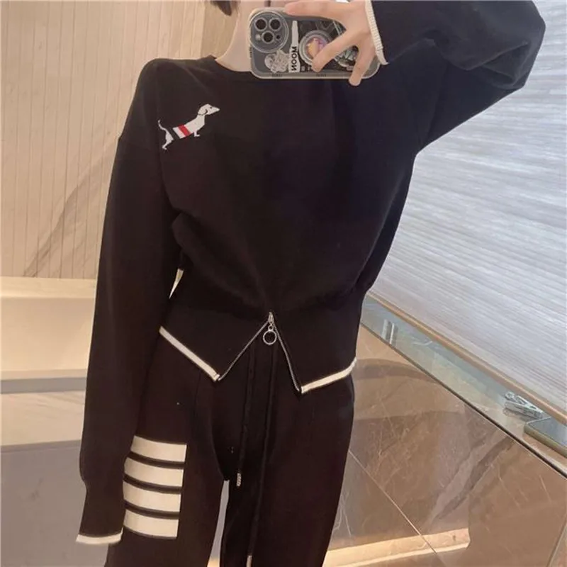 عالية الجودة جولف سترة المرأة ملابس غولف 2025 ربيع جديد بدل غولف البلوز غير رسمي + جولف السراويل قطعتين مجموعة ملابس الغولف النسائية