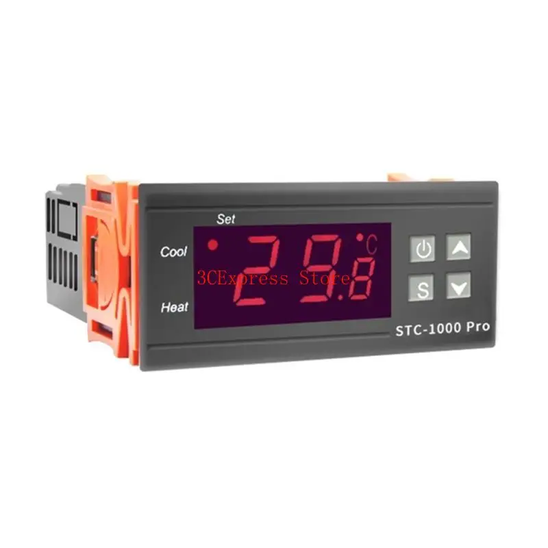 인큐베이터 LED 10A를위한 디지털 온도 컨트롤러 온도 조절기 온도 저하제