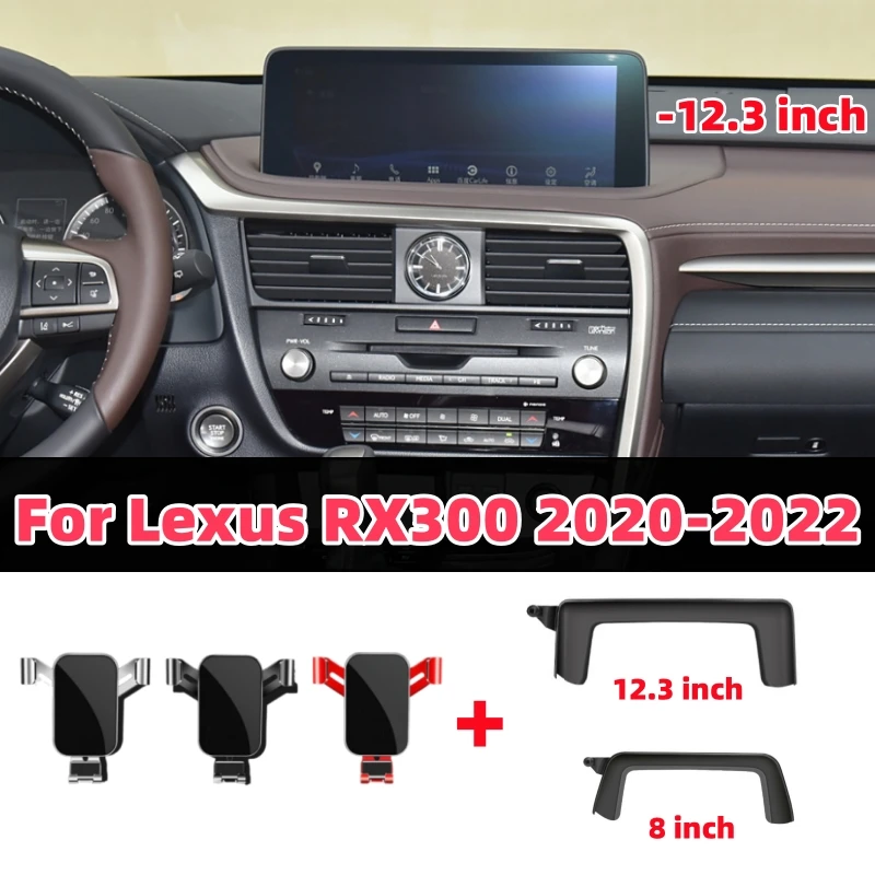 Car Phone Holder For Lexus RX RX300 RX450 450hL RX350L RX450H 2020-2022 8/12.3 inch Screen Car Fixed Navigation Bracket Base