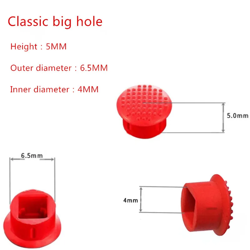 레노버 씽크패드 트랙포인트 고무 레드 캡, X230s X240 X250 X260 X270 X380 요가 370 T440s T450s T460 T470 L470 P51 P71, 3 개