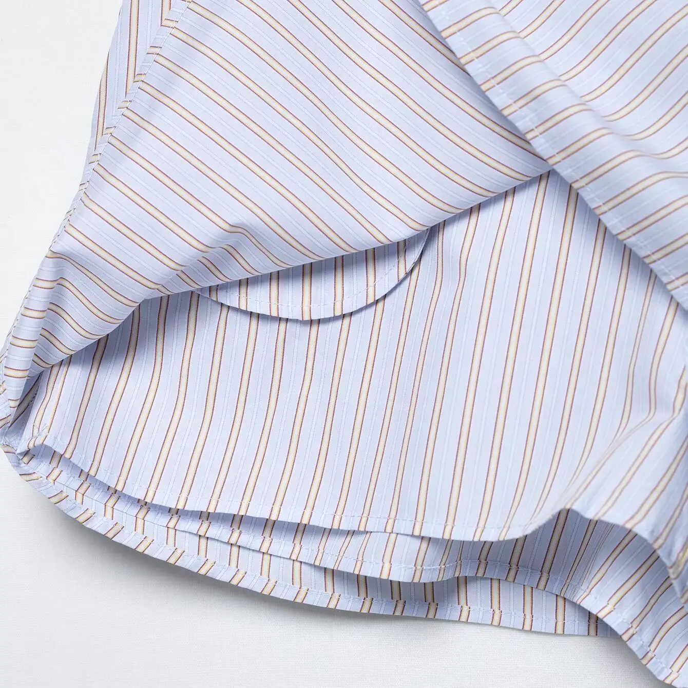 

High Waist Striped Skirt Women's Faion Casual Versatile ort Length Commute Sle Stand Fit Polyester Fiber Skirt