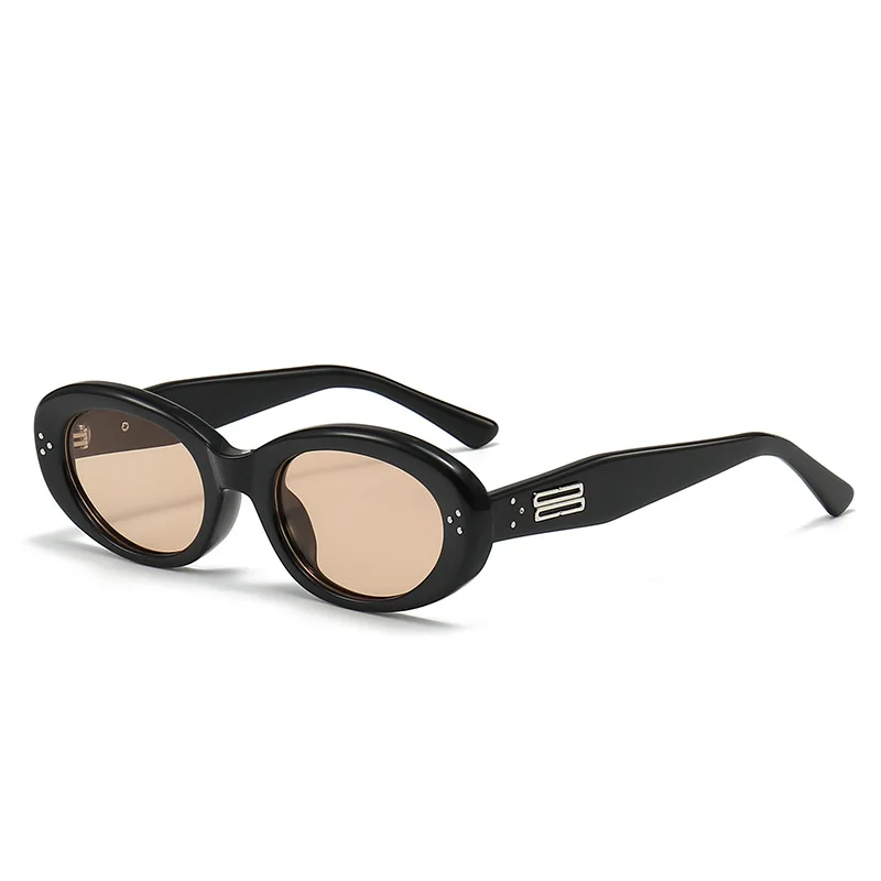 ZS8045 Panel Sun Protection Cats' Eye Sunglasses Women's New UV Protection Fashion TrendTRNongmSun Glasses image 4