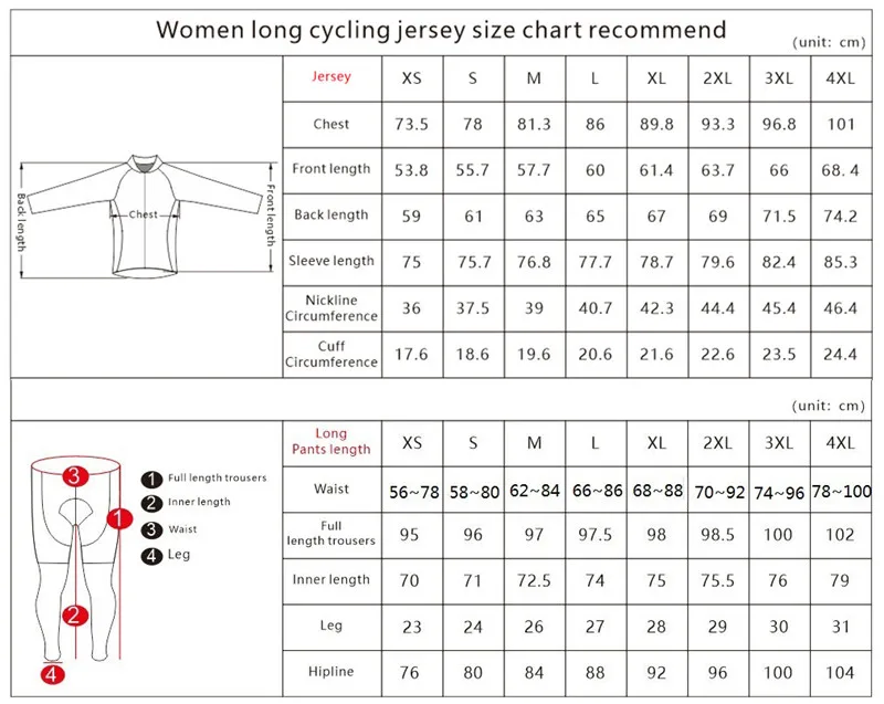 Damen-Langarm-Radtrikot-Hosen-Set MTB-Fahrrad-Outfit Schnelltrocknend Atmungsaktiv Straßenfahrrad-Sportbekleidung – Detail 1