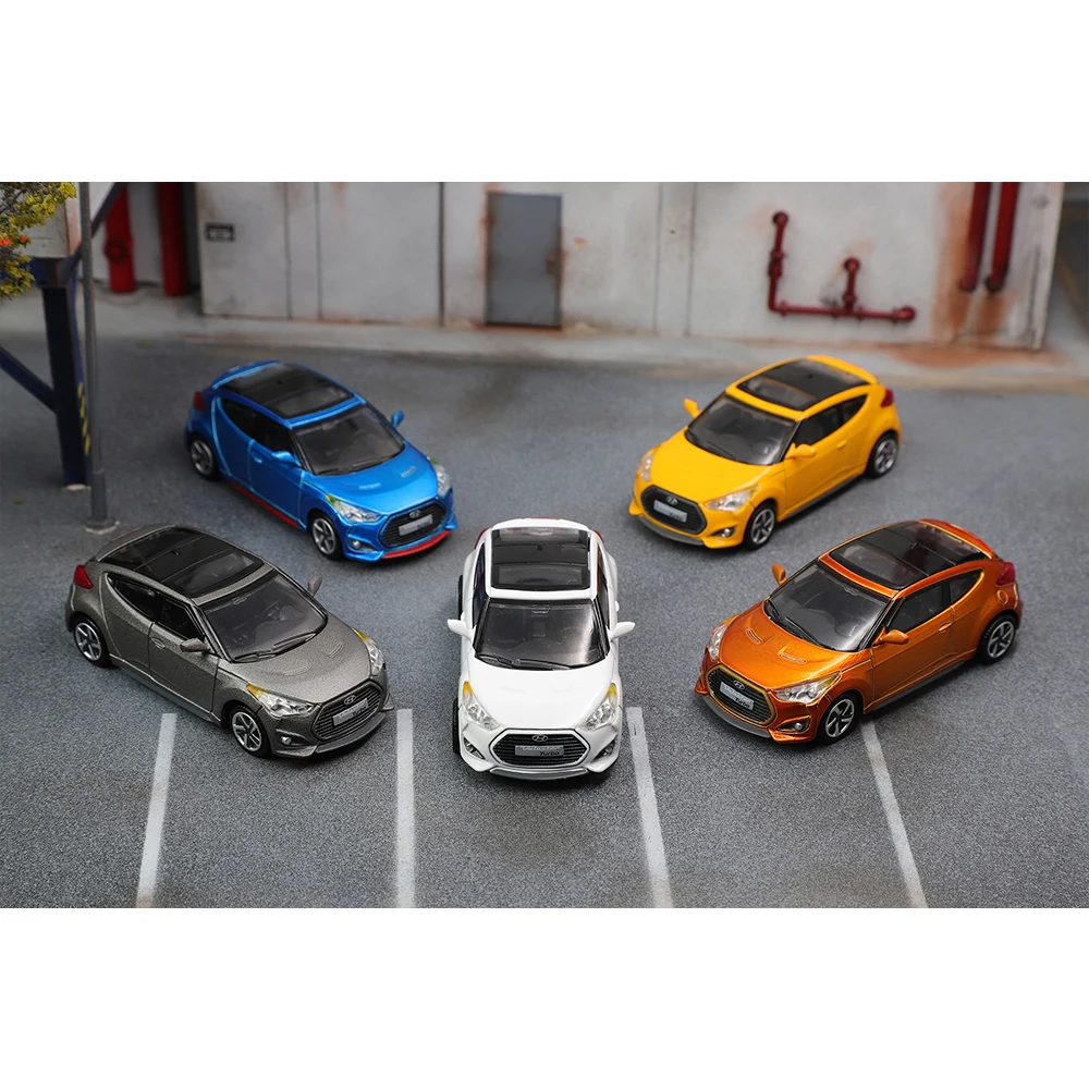 

DCT 1/64 Veloster Turbo Model Car Vintage Cars Diecast Vehicle Collection Toy for Adults