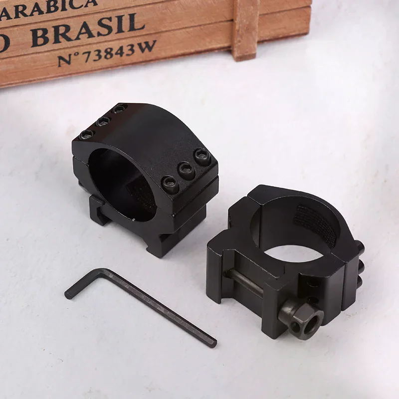 /&/Scope Wide Mount Ring For Dia 30mm Tube Picatinny Rail Base With Wrench Hunting Flashlight Holder 2Pcs/Set