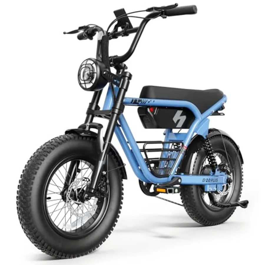16 Electric Bike for Teens Adults: All-Terrain Fat Tire Ebike with 1200W/1500W Motor 48V 10.4Ah/15.6Ah Battery Hydraulic Brakes