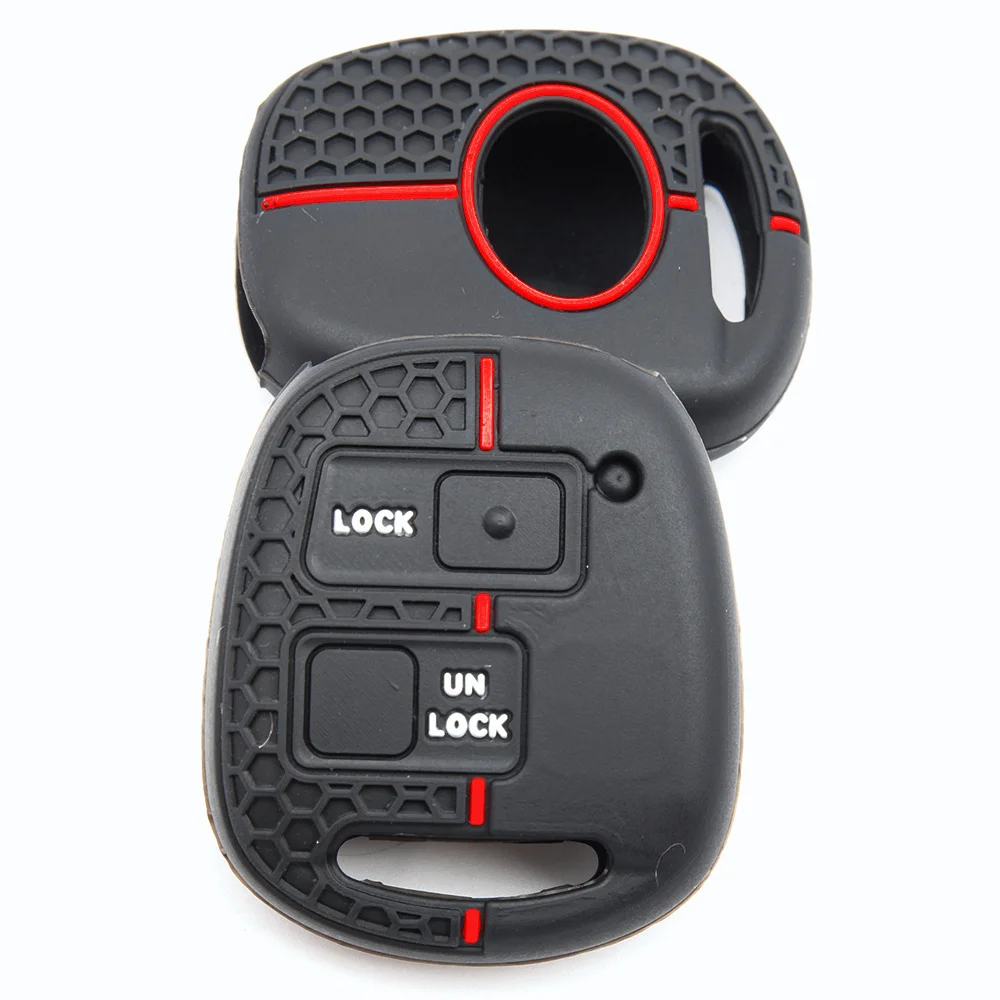 For Toyota FJ Cruiser Land Cruiser Prado 4Runner Full Coverage Silicone Key Shell Stylish Durable Button Access Protection