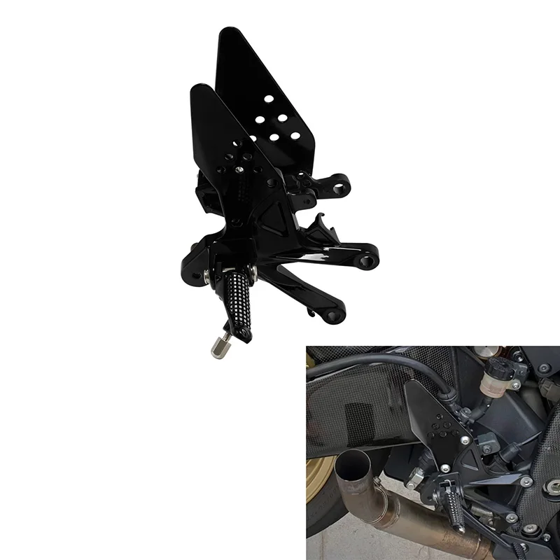 مسند قدم أمامي للدراجة النارية أوتاد قدم لـ KAWASAKI ZX10R 2006-2010 2007 2008 2009 سبائك الألومنيوم #3