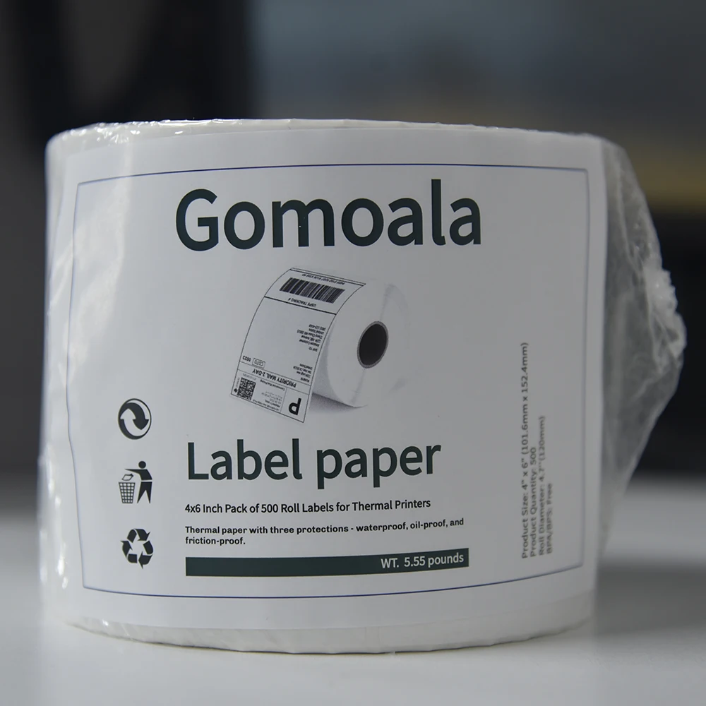 Gomoala Perforated Barcode Address Labels paper