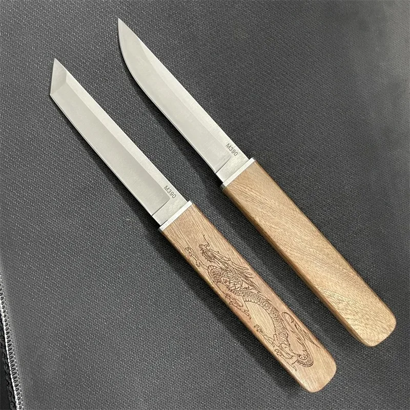 Two In One Japaness Style Drop / Tanto Blade Utility Pocket Knife Outdoor Wilderness Camping Portable Edc Survival Tools 2 in 1