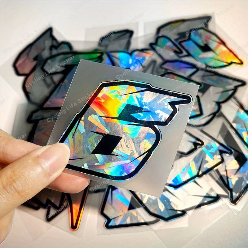 Pegatina de número personalizada 0-9, calcomanía de vinilo DIY impermeable para decoración de ventana de tanque de parachoques de motocicleta y coche