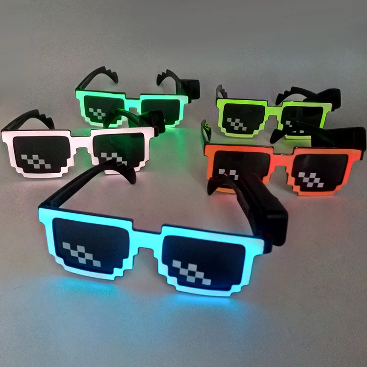 

NEW Wireless Led Glasses Neon Party Flashing Glasses Glowing Luminous Eyeware Gift Glow Sunglasses Bright Light Party Supplies