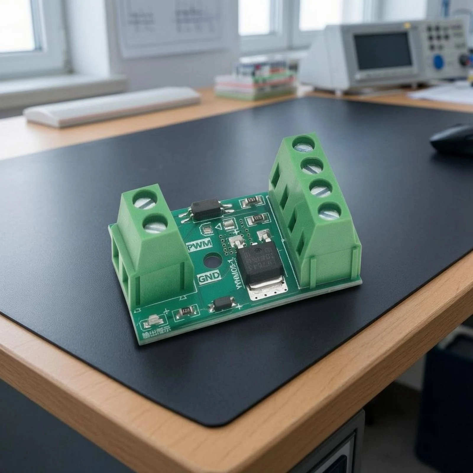 PWM Driver Module Microcontroller Compatible MOSFET Driver Board Engine Speed Controller Wide Voltage Range