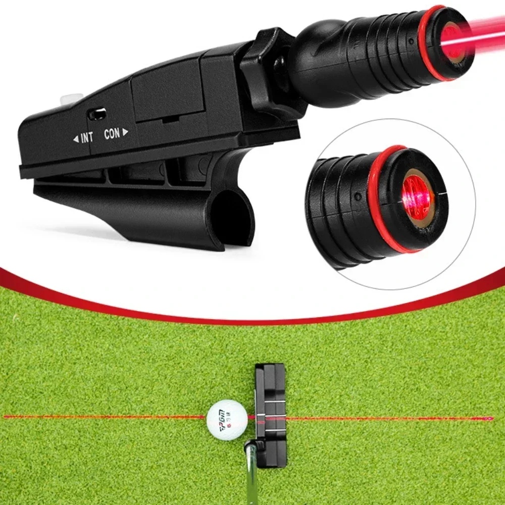 PGM Golf Putter Laser Sight Machine Aiming Instrument Indoor Teaching Linear Laser Golf Putter Training Aids Golf Accessories