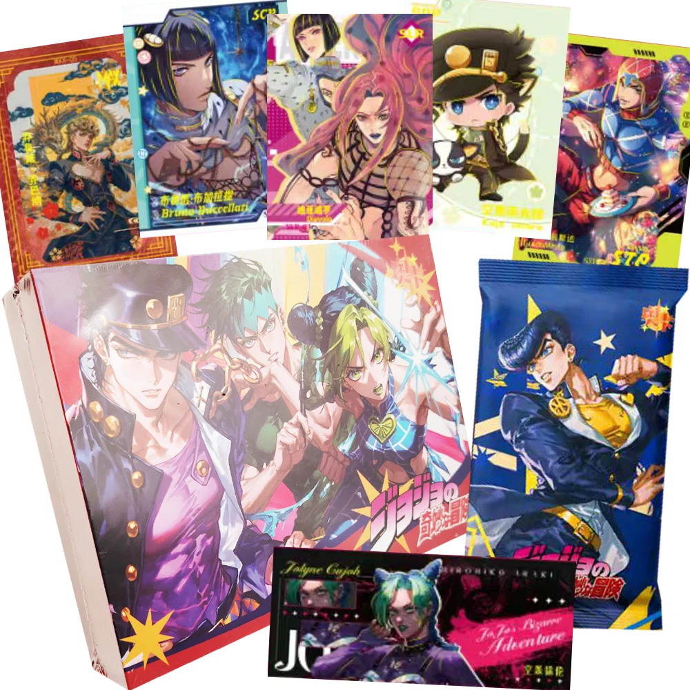 

Anime JoJo's Bizarre Adventure Trendy Collection Cards Jolyne Cujoh Exquisite Unique Creative Noctilucent Cards Festival Gifts