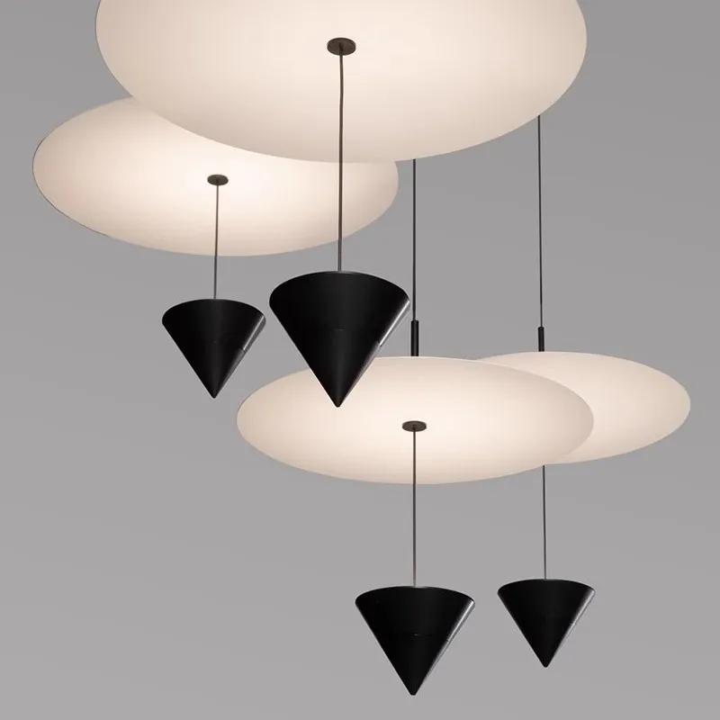 Danish Vintage Flying Saucer Chandelier Tea Room Cafe Bar Window Light Decoration Restaurant Showroom Japanese Wabi Sansi Wind