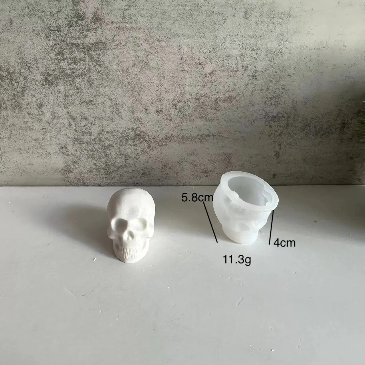 Diy Halloween Skull Large And Small Skull Silicone Mold Pendant