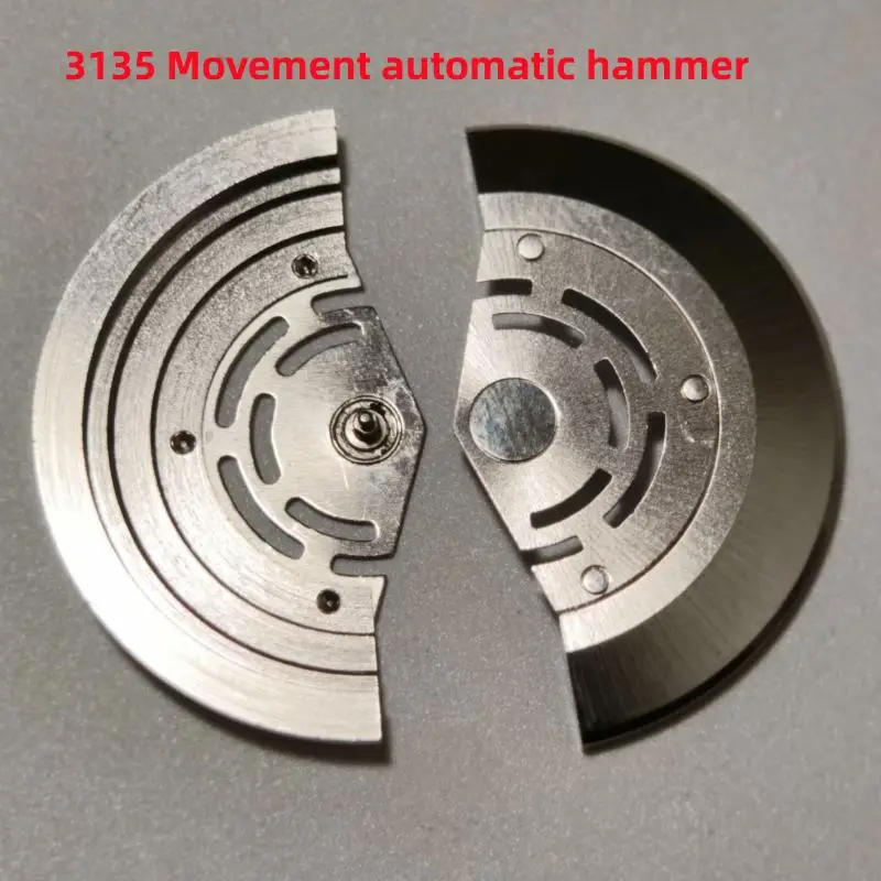 Watch Accessories 3135 Movement Automatic Hammer Rotor Pendulum Hammer Fit for Rolex 3135 Movement Repair Parts