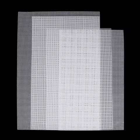 Handcraft Latch Hook Bags Made Plastic Grid Hook Crafts Accessory Plastic Mesh Cloth For Bag Rug Thread Hook Craft Supplies