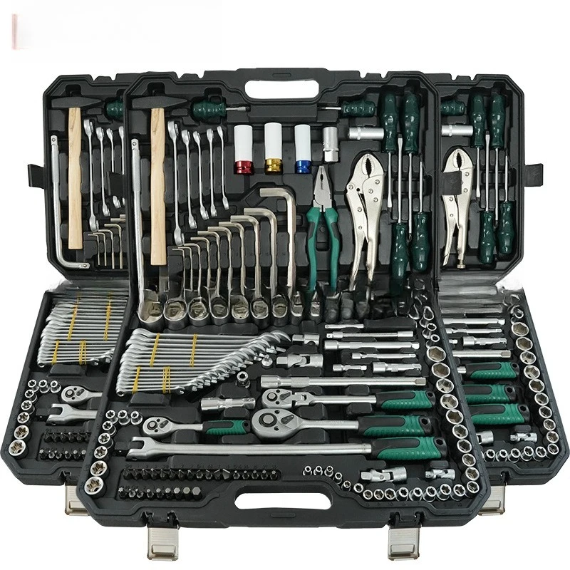 142 + مجموعة مكونة من قطعتين عالية الجودة مكونة من 24 سنًا غير لامعة 72 سنًا ومفتاح ربط من النيكل واللؤلؤ ومجموعة أدوات إصلاح السيارات