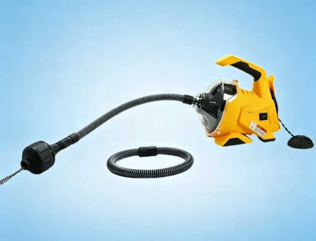 220V Automatic Electric Drain Cleaner, Pipe Unclogger Machine for Kitchen Sink Floor Drain Sewer Cleaning