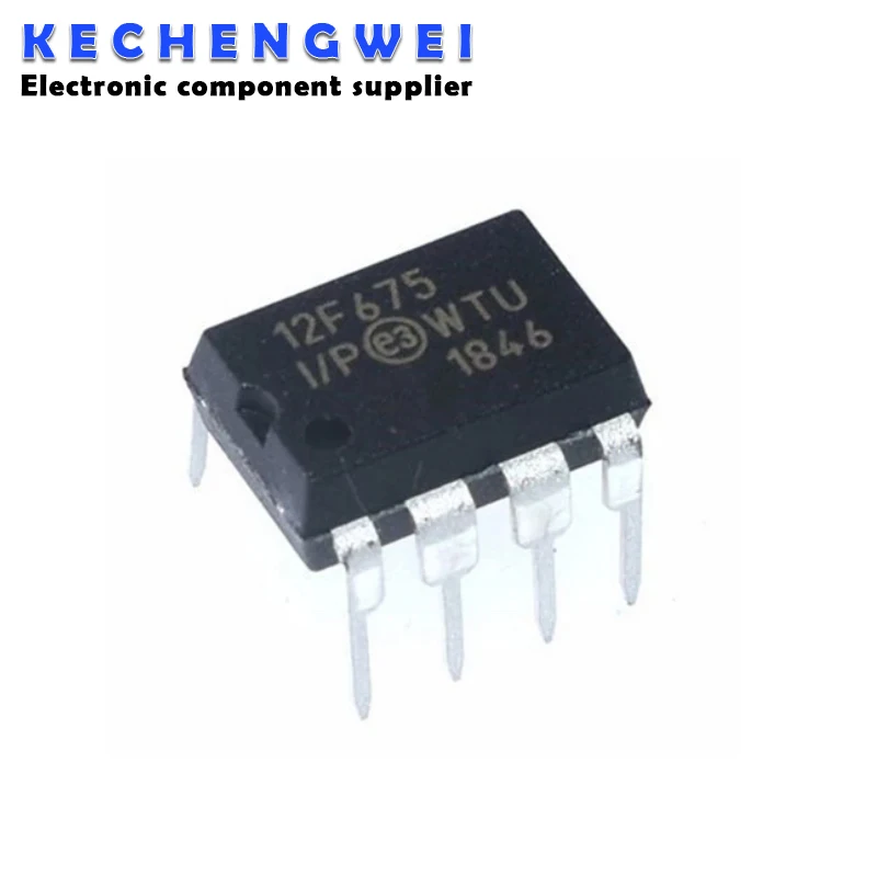 1PCS 12F629 12F675 DIP8 PIC12F629-I/P PIC12F675-I/P PIC12F629 PIC12F675 DIP-8 DIP neue und original IC Chipset